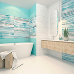 Плитка облицовочная Gracia Ceramica Marella 01 белая 900х300х8 мм (5 шт.=1,35 кв.м)