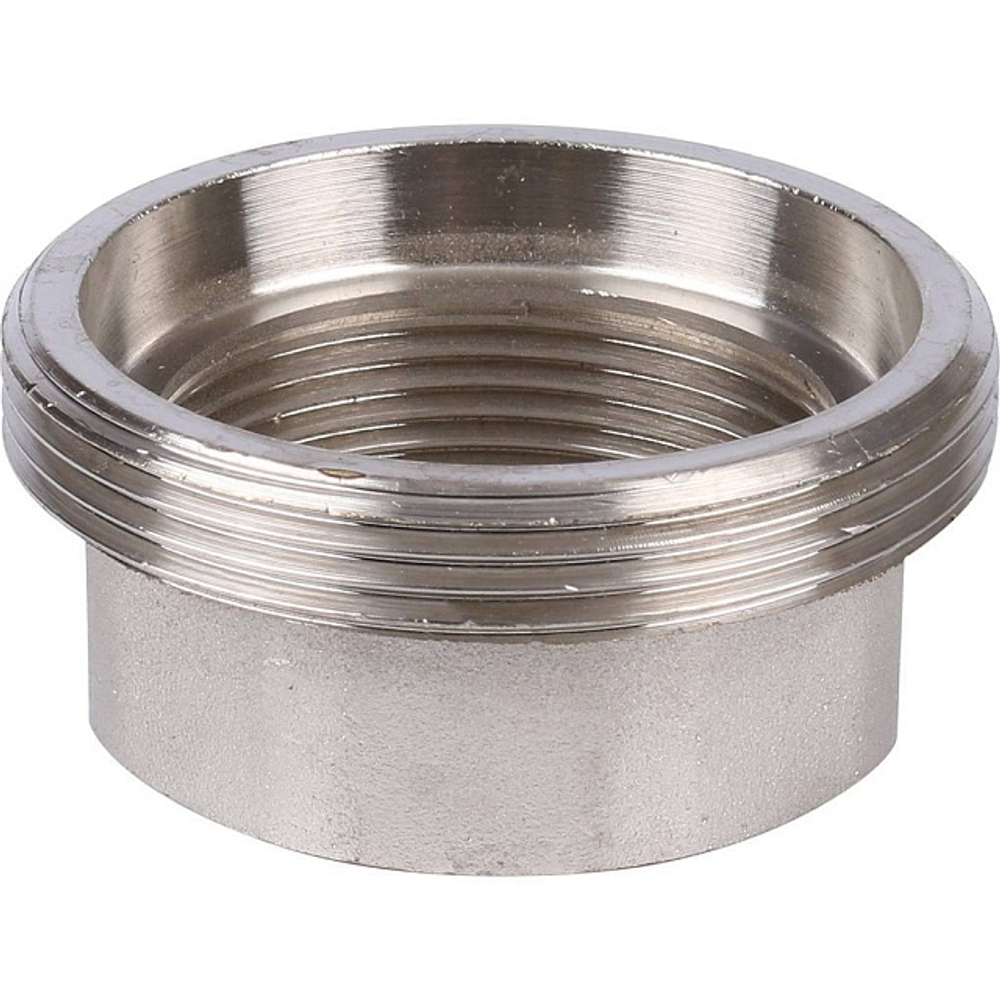 Соединение быстроразъемое (американка) STOUT SFT 0034 - 1"1/2 (ВР/ВР, латунь никелированная, металл по металлу)