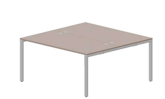 Составной стол Strike на 2 рабочих места 1580х1566х750мм (4 громмета)