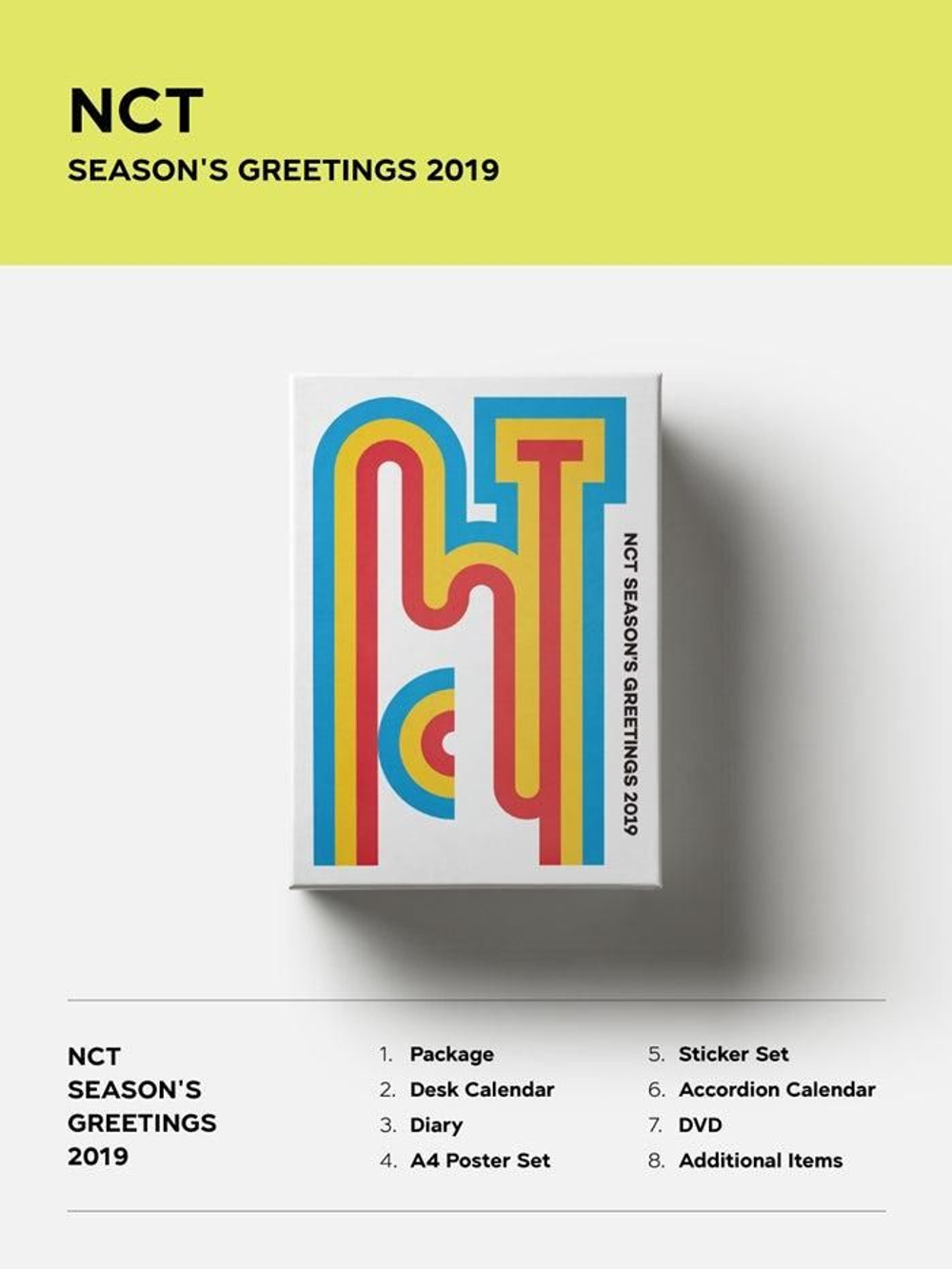 товары NCT - 2019 Season's Greetings