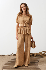 23030 Блузка женская (бежевый)