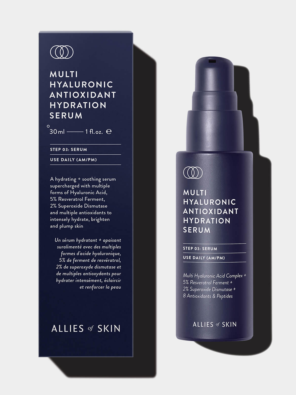 Allies of Skin Multi Hyaluronic Antioxidant Serum Антиоксидантная мультигиалуроновая сывор