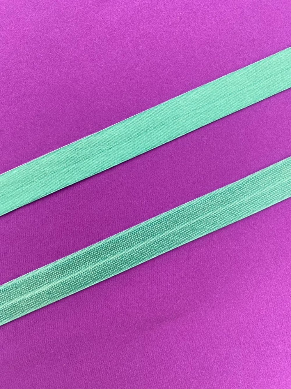 Бейка глянцевая бирюзовая 15 мм