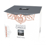 Массажная свечка с ароматом Сандала (130 г) (Цвет: белый)