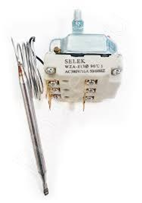 Терморегулятор  WZA-E (3ф 90°C)  c ручкой ( трехполюсной ) для отопительных котлов