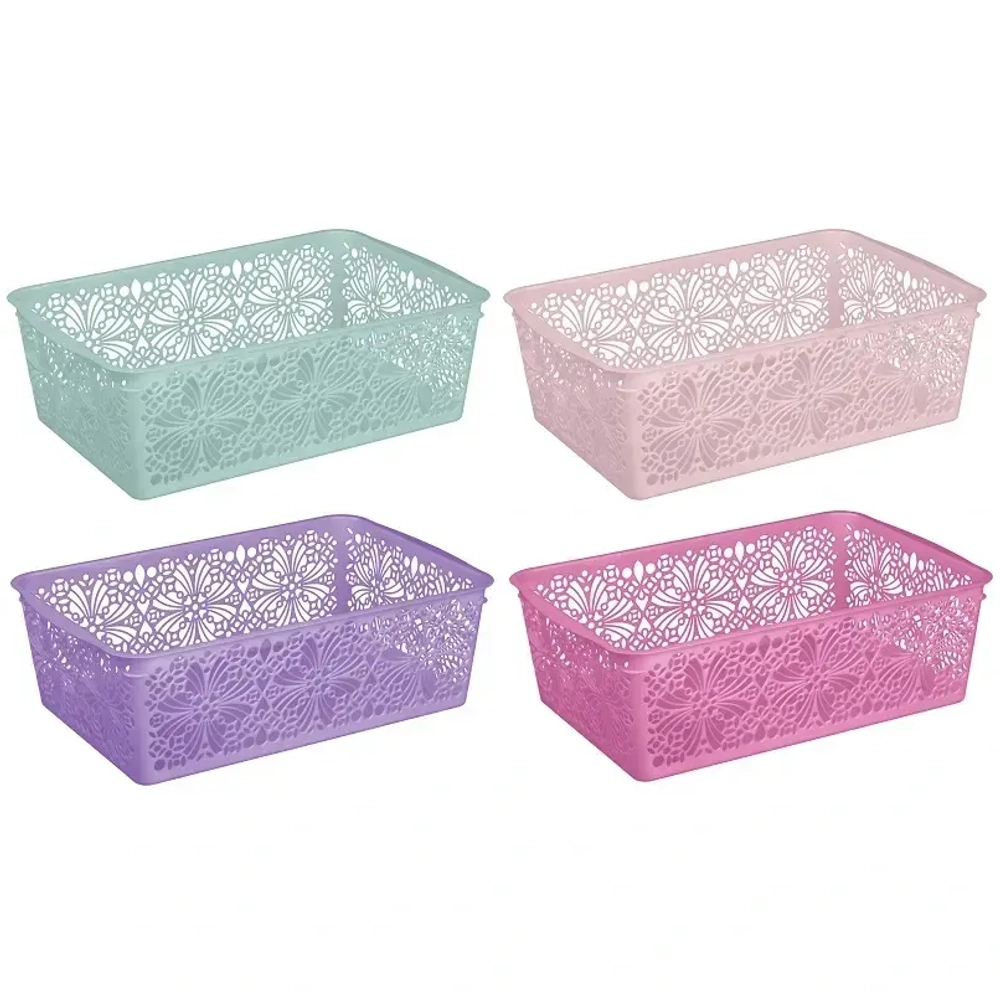 Корзинка универсальная для хранения «FLORAL», 25*15*7,5 см