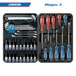 KING TONY (9G38-000MR40) Набор инструментов 173 предмета, "UNION", в черной тележке