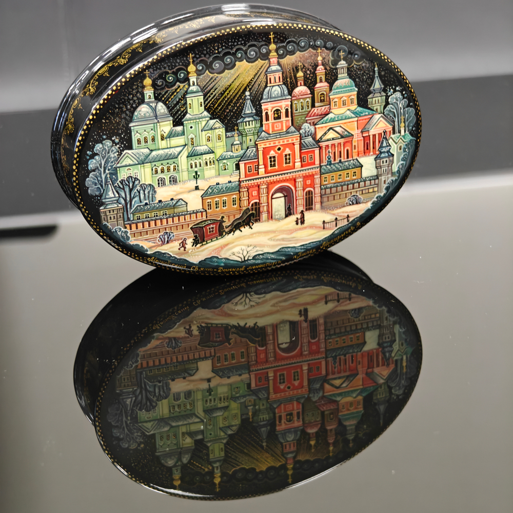 Шкатулка "Данилов монастырь" (Ручная роспись)