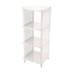 Этажерка универсальная Лайт 4-х секцион. (белый) (комплект 2 шт)