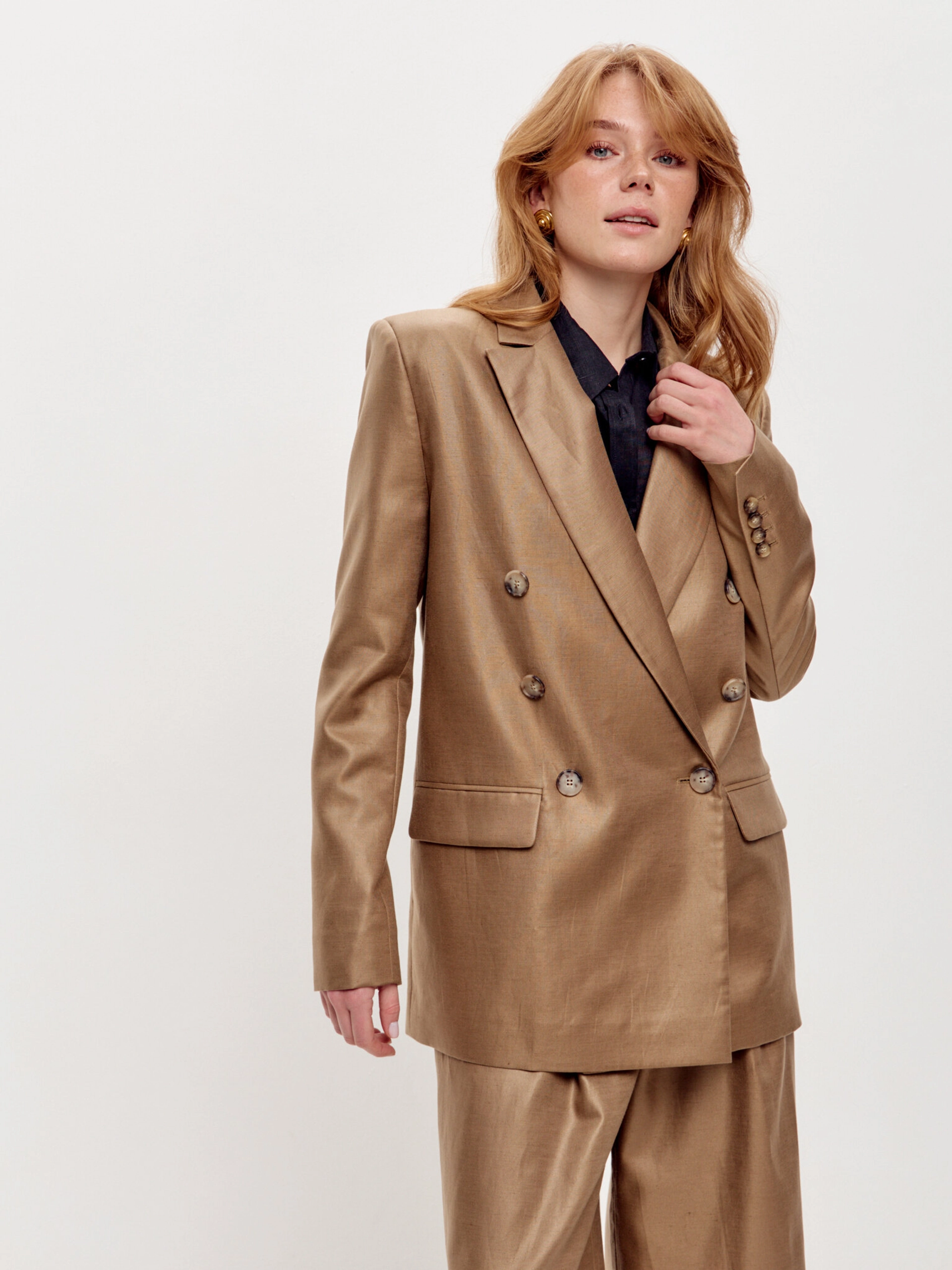 Льняной жакет