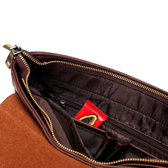 Крафтовый рюкзак из экокожи Вонджу. Коричневый