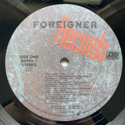 Винтажная виниловая пластинка LP Foreigner Records (США 1982)
