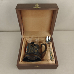 Чайный набор "По-щучьему веленью" (Ручная роспись Палех)