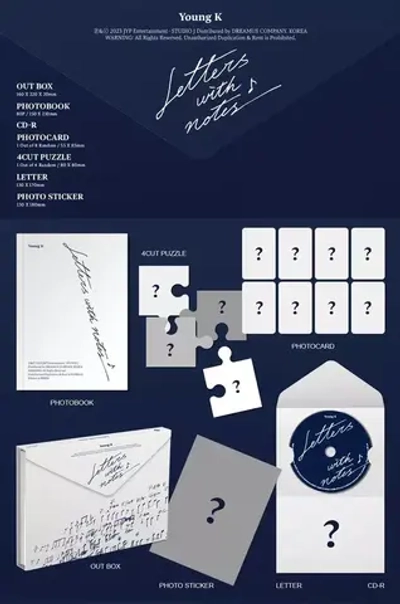 Альбом Young K DAY6 - Letters with notes