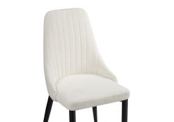 Стул на металлокаркасе Kora white / black