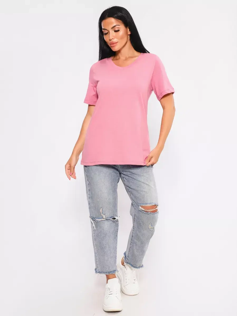 Футболка базовая большие размеры