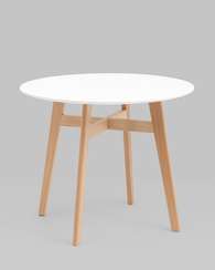 Стол обеденный Target Circle 90*90 белый