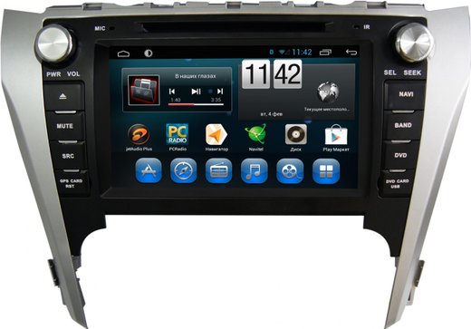 Магнитола для Toyota Camry 2011-2014 - Carmedia KR-8010-S9 на Android, 8-ЯДЕР, 4ГБ-64ГБ, SIM-слот