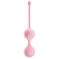 Нежно-розовые вагинальные шарики 3,2см Baile Kegel Tighten Up I BI-014491-1