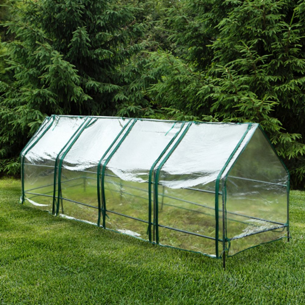 Чехол для теплиц GREEN APPLE GA-House-4х-frame cover на молнии 3600х900х900 мм | Теплица