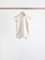 Боди с коротким рукавом для малышей Next Q53-627, 3 шт., Бежевый, Молочный