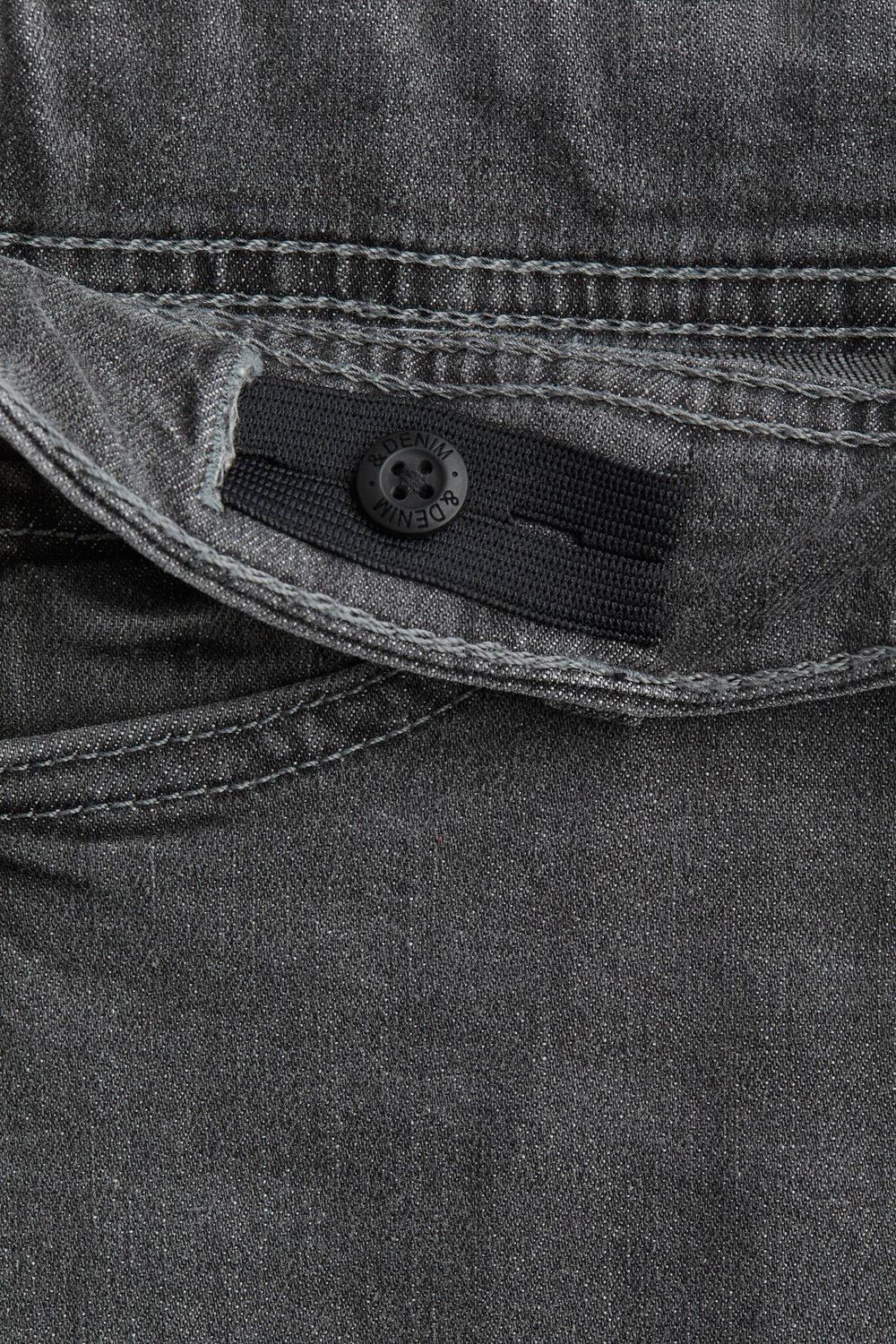 H&M Джинсы Flared Leg с заниженной талией, темно-серый