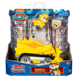 Paw Patrol Rescue Knights - автомобильный бульдозер + фигурка рыцаря из щебня 20133699