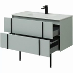 Тумба с раковиной Allen Brau Reality 100 1.32007.PWM папирус матовый