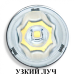 Фара светодиодная NANOLED 100W, 10 LED CREE X-ML, широкий луч, 436*64,5*92 мм