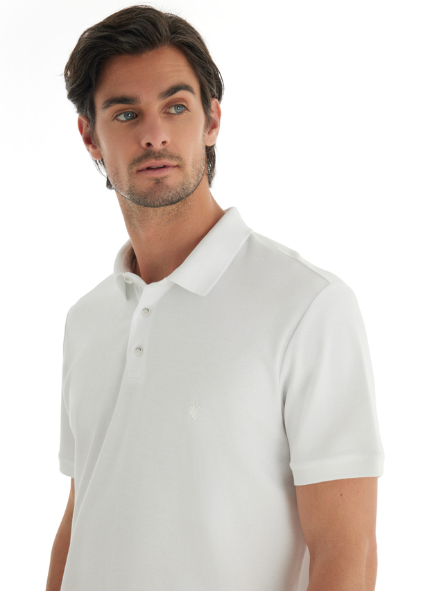 Футболка поло мужское Loungewear Tops белый