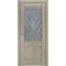 Купить Межкомнатная дверь экошпон ЛУ-52 дуб серый остеклённая