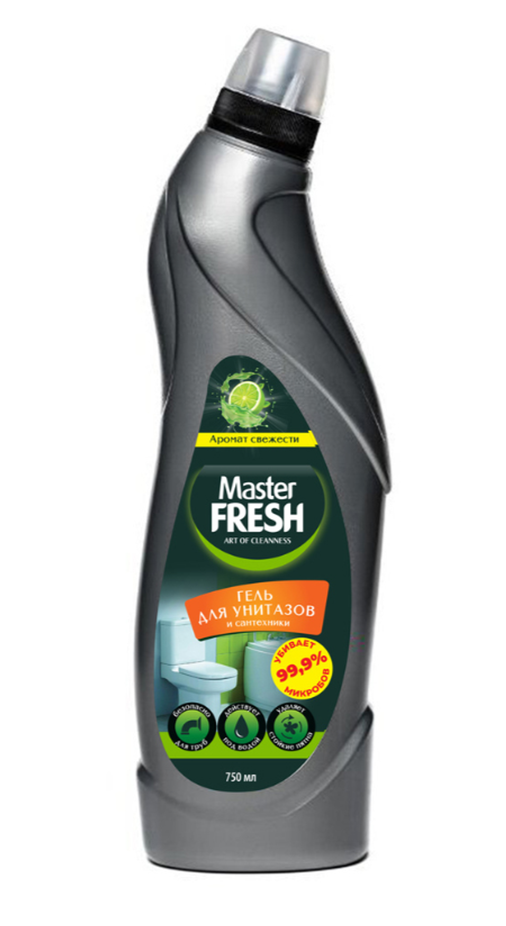Чистящее средство для сантехники Master Fresh, гель, 750 мл