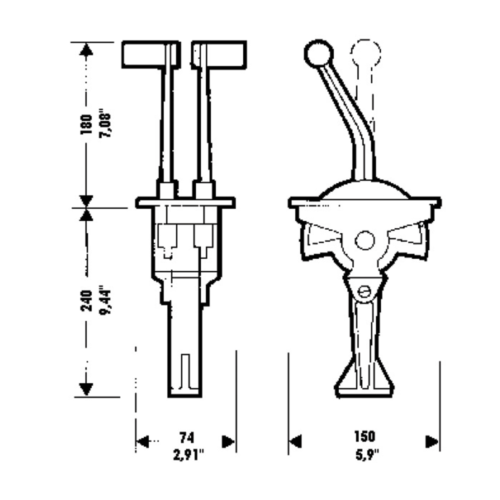 Контроллер горизонтального крепления