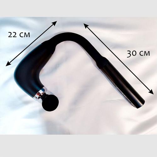 Ударный массажёр с изогнутой ручкой