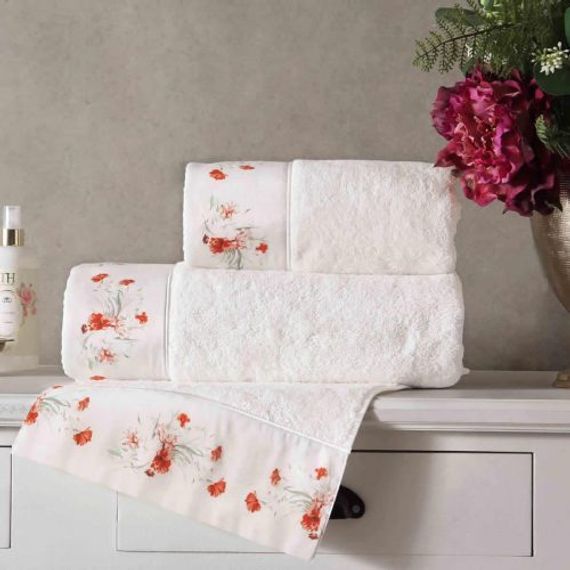 Набор полотенец FIORISTA  2 предмета TIVOLYO HOME Турция