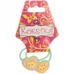 Резинки для волос детские 2шт «Кокетка - Baby style», милые котики, d-3,5см