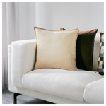 Чехол на подушку IKEA GURLI (ГУРЛИ), Бежевый, 50x50 см