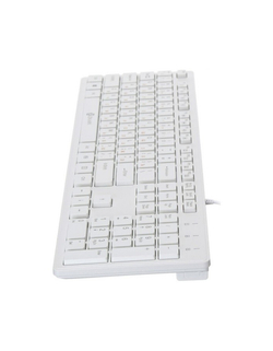 Клавиатура Oklick 500M белый USB slim Multimedia  [1061586]