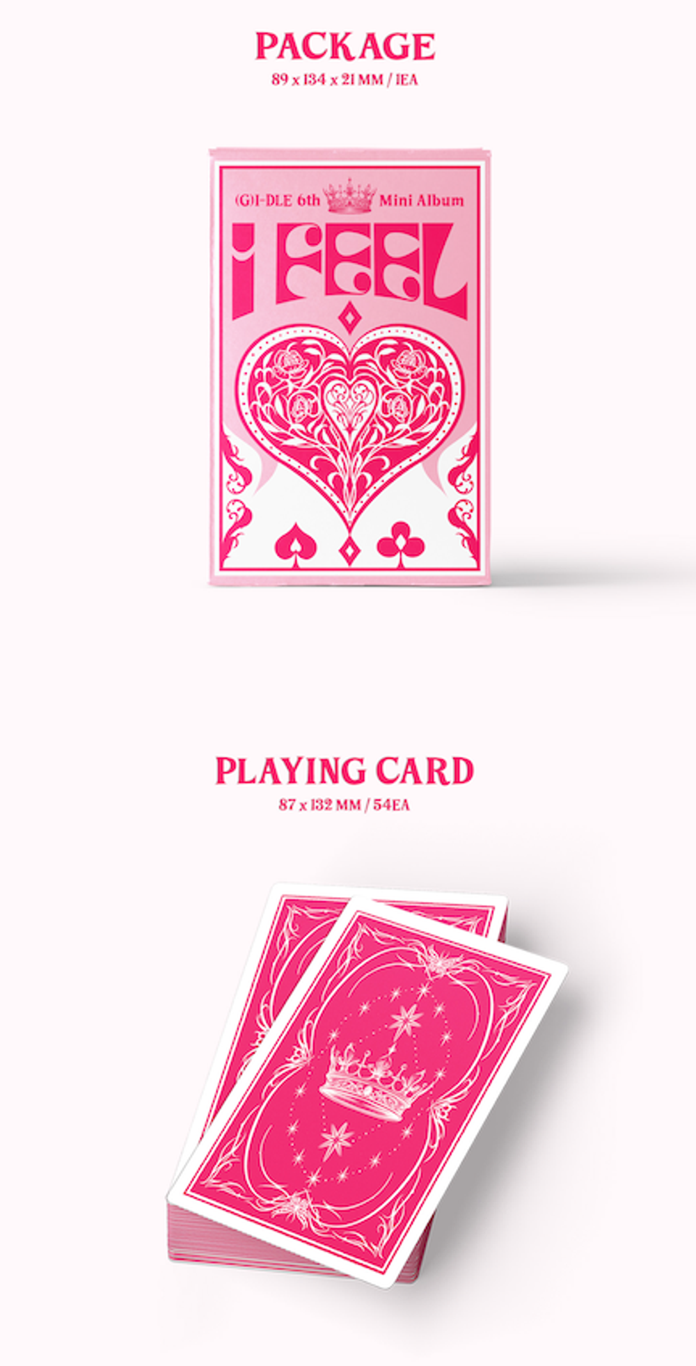 Альбом i-dle - I feel (Heart Ver.)