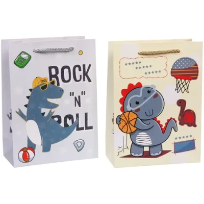 Пакет подарочный «Весёлая игра» 18*24*8,5 см, микс