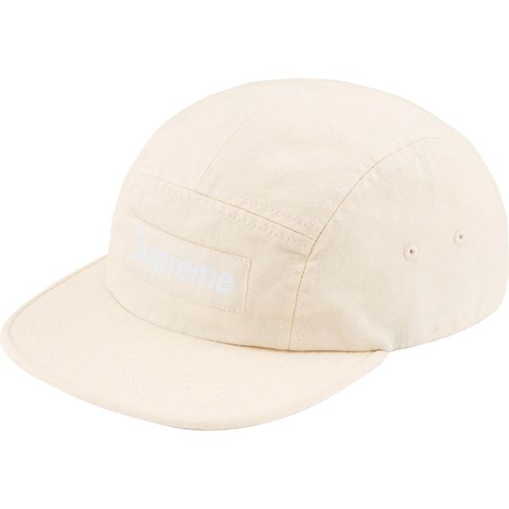 Supreme FW23 WEEK 1 WASHED CHINO TWILL CAMP CAP