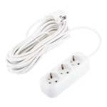 Удлинитель, С заземлением, Без выключателя, IP20, Тип розетки F, 10м, полезный