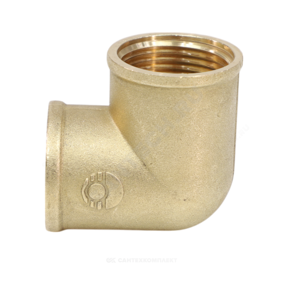 Угольник латунь Ду 20 (3/4") ВР/ВР VALFEX VF.090.L.034