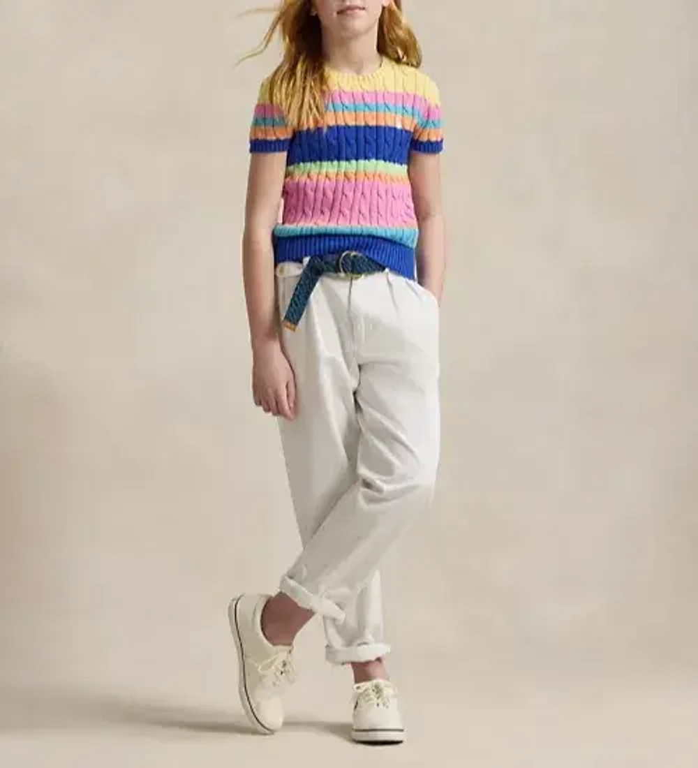 Свитер в полоску из 100% хлопка Ralph Lauren