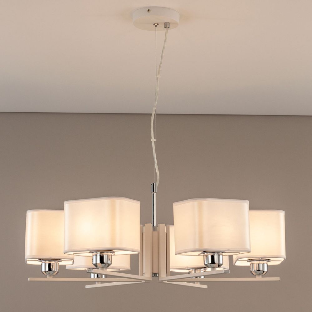 Citilux Тильда CL469265 Люстра подвесная с абажурами Белая