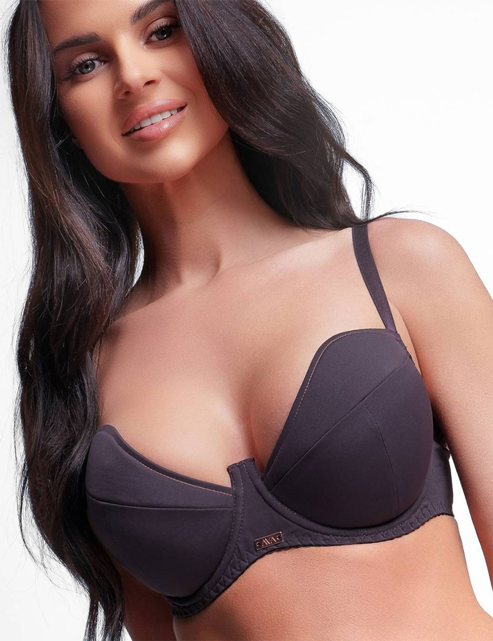 Бюстгальтер пуш-ап Ava 2267 U push-up cold espresso