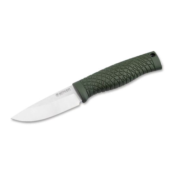 Нож Boker 121501 Bronco Mini CPM3V Green с клинком из стали CPM 3V, рукоять TPE
