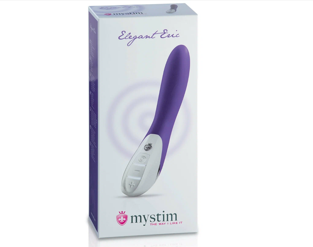 Вибратор Mystim Elegant Eric 46801, 27 см, Германия, фиолетовый