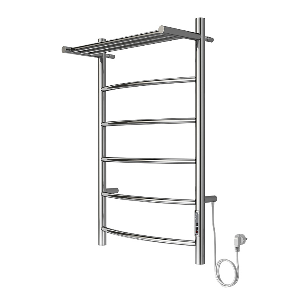 Полотенцесушитель электр. Azario VERONA 53.2х80, Хром
