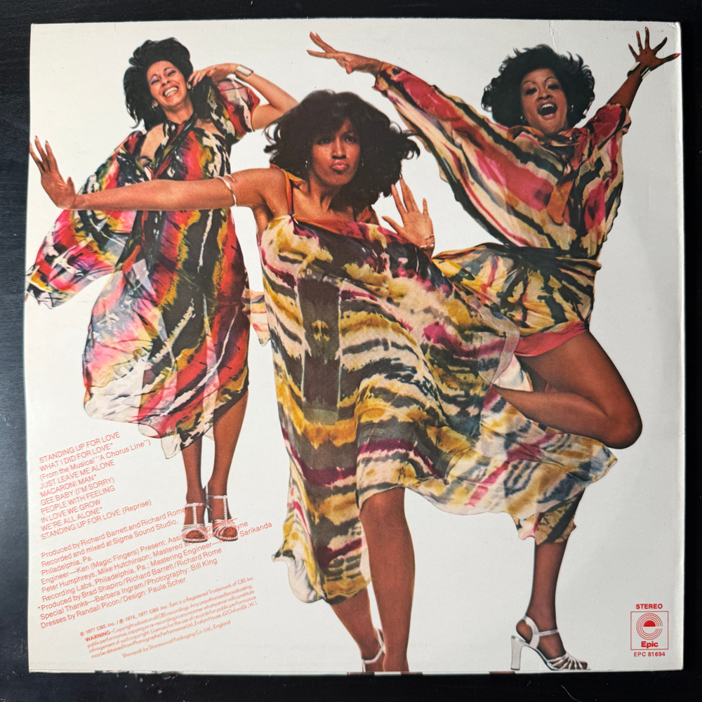 The Three Degrees ‎– Standing Up For Love (Англия 1979г.) Т